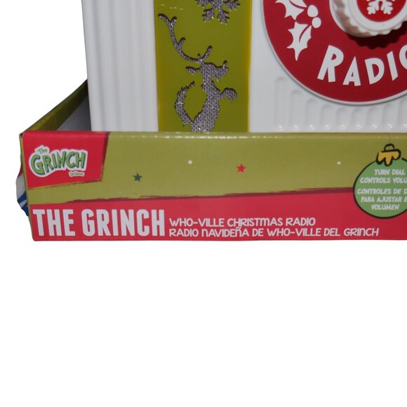 Grinch Radio Musical Jukebox Grinch Phrases Color-changing Lights Up Christmas - Picture 3 of 6